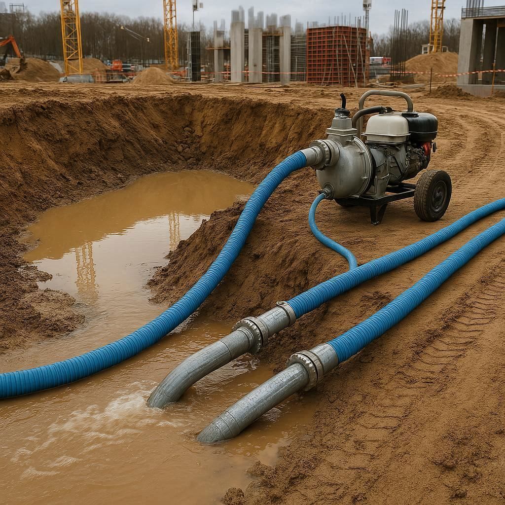 Водопонижение и осушение котлована в Самаре